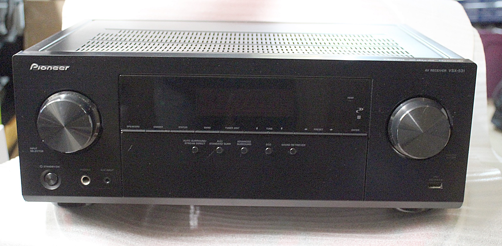 FOR PARTS - PIONEER VSX-531-K 5.1 CHANNEL 3D 4K ULTRA HD AV RECEIVER